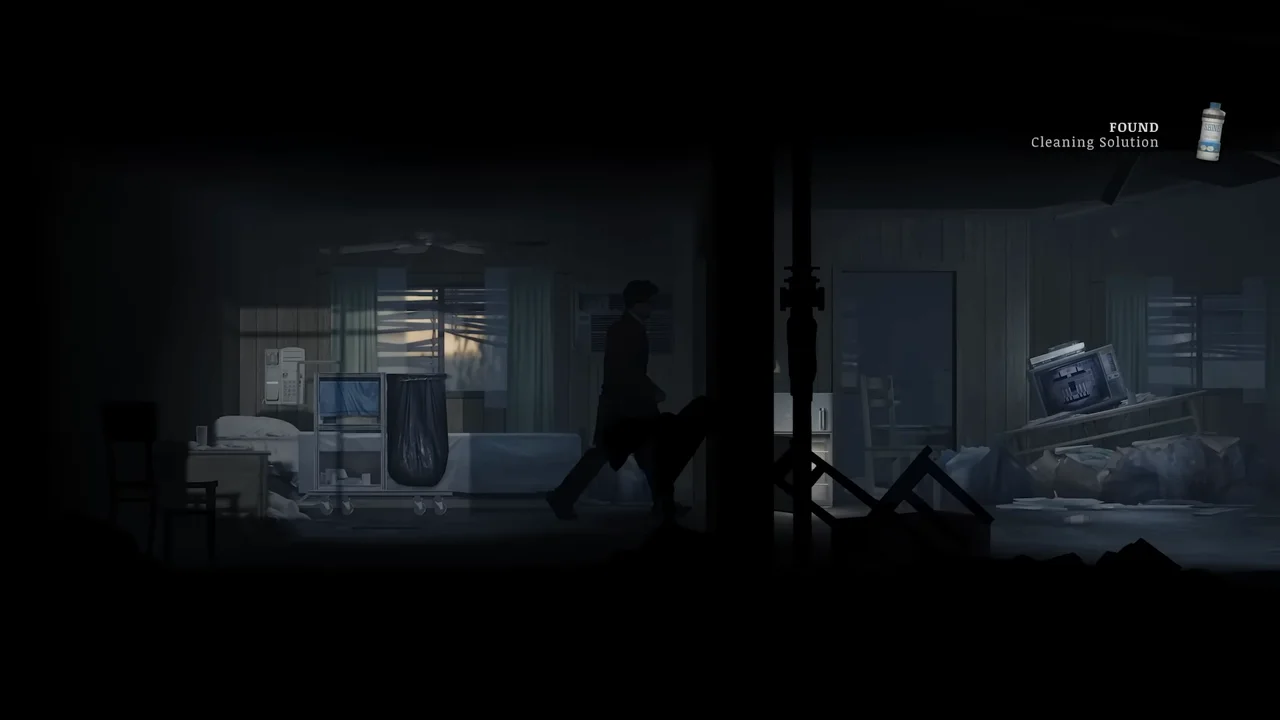 The pharmacy interior — demo footage